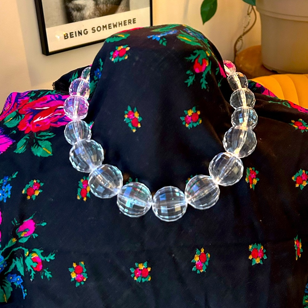 Extra large bauble necklace